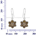 Beautiful Smoky Quartz Gemstone 925 Sterling Silver Earring